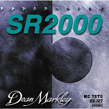 Dean Markley SR2000 Bass Strings 2698C Custom Nickel Plated Bass Guitar Strings, 7-String , 22-127, Medium