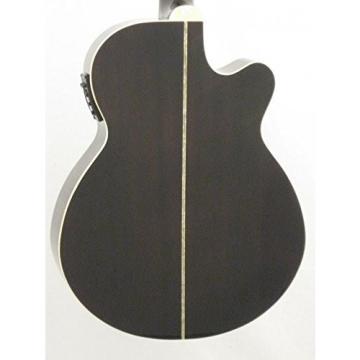Oscar Schmidt OG10CEFTBLH Transparent Black Left-handed Acoustic Electric Guitar w/Gigbag and More!