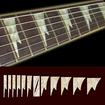 Fretboard Markers Inlay Sticker Decals for Guitar &amp; Bass - SharkTooth Ibanez Style - AWP
