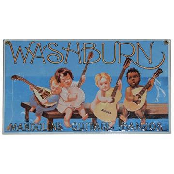 Washburn Guitars Porcelain Sign