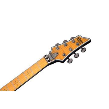 Schecter Hellraiser C-1FR Extreme Left Handed 6-String Electric Guitar, Crimson Red Burst Satin