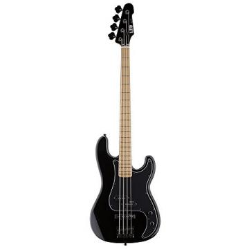 ESP Artist Series LGCP4BLK 4-String Bass Guitar, Black