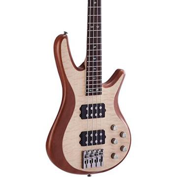 Mitchell FB700 Fusion Series Bass Guitar with Active EQ Natural