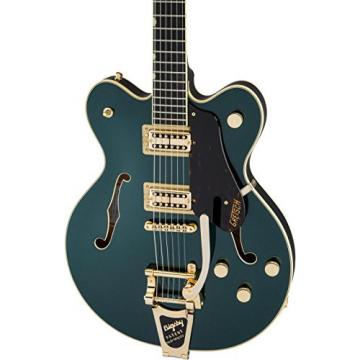 Gretsch G6609TFM Players Edition Broadkaster Center Block - Cadillac Green, Bigsby Tailpiece