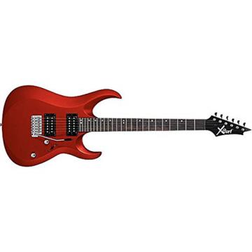 Cort X-1-RDS Cort X Series X-1-RDS Bolt-On Neck Red Satin Electric Guitar