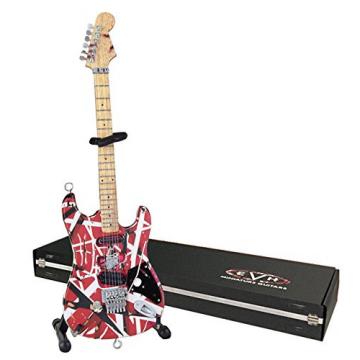 EVH Minature Guitars EVH001 Frankenstein Mini Replica Guitar Van Halen, Red &amp; White