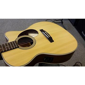 Cort L100 OC Acoustic Electric Guitar Fishman Pickup and Tuner Solid Spruce Top