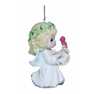 Precious Moments Annual Angel with Harp Ornament