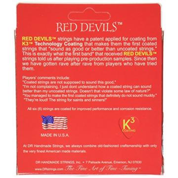 DR Strings Red Devils - Extra-Life Red Coated Electric 12-52