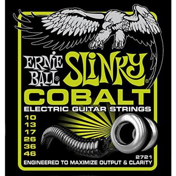 Ernie Ball 2721 Cobalt Regular Slinky 10-46 Electric Guitar Strings 12 Sets
