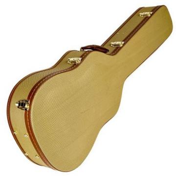 Fender Arch-Top Dreadnought Acoustic Guitar Case, Tweed