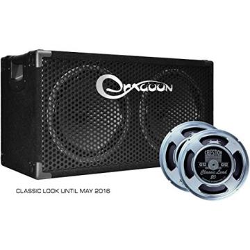 DRAGOON280C8CL Handcrafted High Performance 2x12 Inches Guitar Speaker Cabinet with Celestion G12 Classic Lead