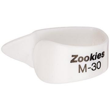Dunlop Z9002M30 Zookies Thumbpicks, White, Medium 30&#8304;, 12/Bag