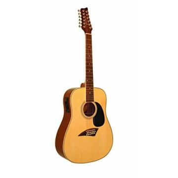Kona Signature 12 String Acoustic Guitar with Solid Spruce Top