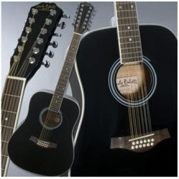 Carlo Robelli W4102 12B 12 String Acoustic Guitar (Black)