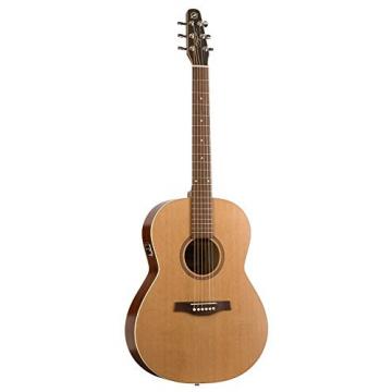 Seagull Coastline Folk Size QIT Cedar Top A/E Guitar #032525 w/Gig Bag &amp; More