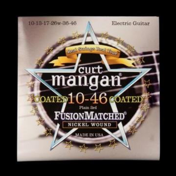 Curt Mangan Fusion Matched Nickel Wound Coated Electric Strings (10-46)