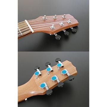 HOT SEAL 28 inch Creative Cute Mini Acoustic Guitar Children Kids Handmade Carving Dapper Professional Beginners 28&quot; Guitarlele Guilele (Sapele Hollow)