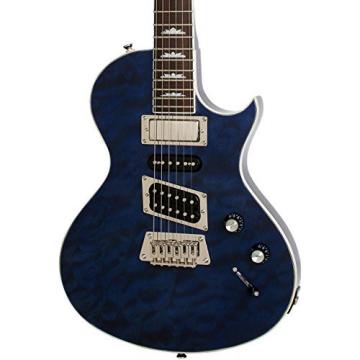 Epiphone Limited Edition Nighthawk Custom Quilt Electric Guitar Transparent Blue