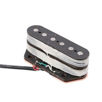 LYWS Alnico 5 Magnet Electric Guitar Parts Tele Tele Stack Telecaster Guitar Bridge Pickup 6-String Black