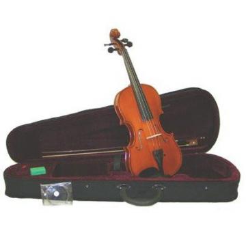 Merano MV100 1/8 Size Student Violin with Case and Bow+Extra Set of Strings, Extra Bridge, Rosin, Pitch Pipe
