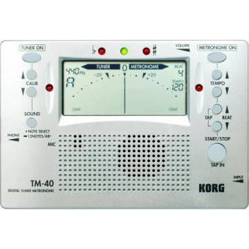Korg TM40 Large Display Digital Tuner and Metronome