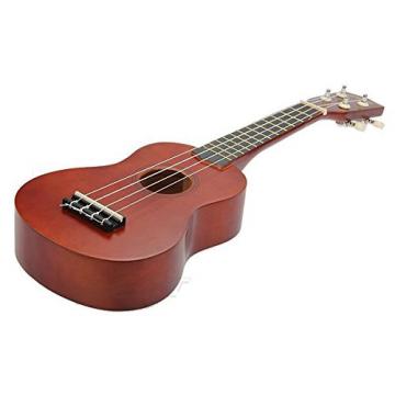 Zimo Professional 21&quot; Acoustic Soprano Ukulele Musical Instrument Coffee High Quality