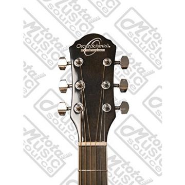 Oscar Schmidt OACEFTB Select Spruce Catalpa Auditorium Acoustic-Electric Guitar Bundle