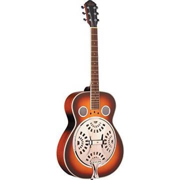 Oscar Schmidt OR4TS Roundneck Resonator Acoustic Guitar w/Effin Strings &amp; More