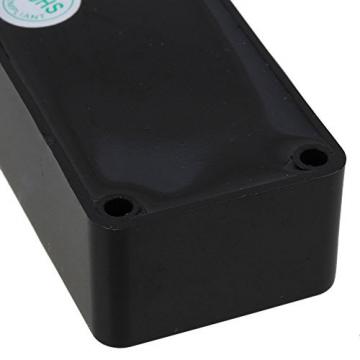 Yibuy Black Color Ceramic Magnet Noiseless Single Coil 2P 5-String Bass Pickup Pack of 2