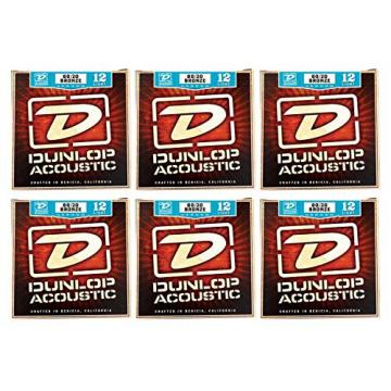 Dunlop DAB1254 Acoustic 80/20 Light 12-54 6-Pack