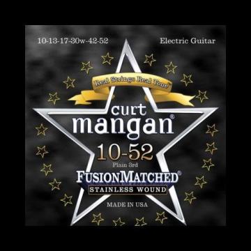 Curt Mangan 12015 Fusion Matched Stainless Wound Electric Strings (10-52)