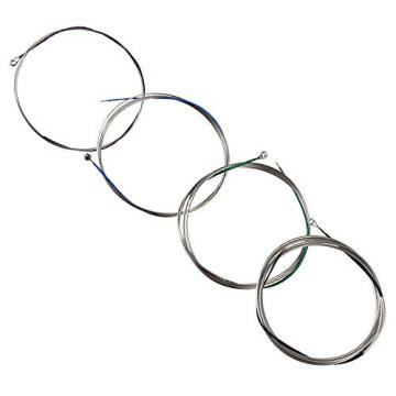 Yibuy Multicolor Steel Musical Cello Strings Set 0.48-1.50mm Replacement Set of 4