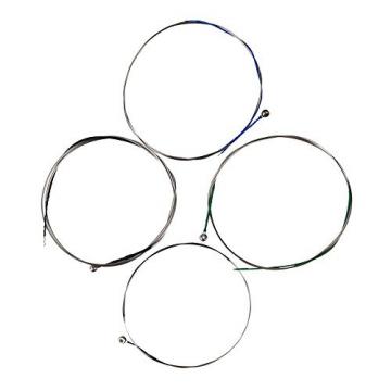 Yibuy Multicolor Steel Musical Viola Strings Set 0.35mm-0.10mm Replacement Set of 4
