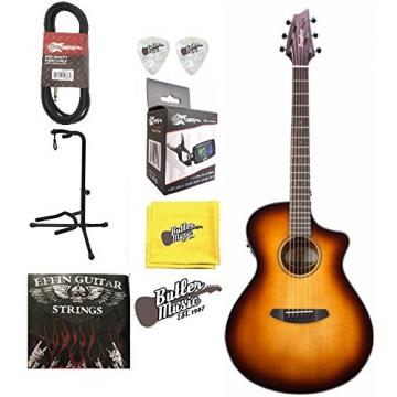 Breedlove Discovery Concert CE SB Sunburst Acoustic Electric Guitar w/Bag - NEW