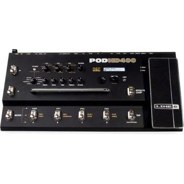 Line 6 POD HD 400 Multi-Effects Floorboard Unit - 90 Effects - Up To 4 Simultaneous Fx