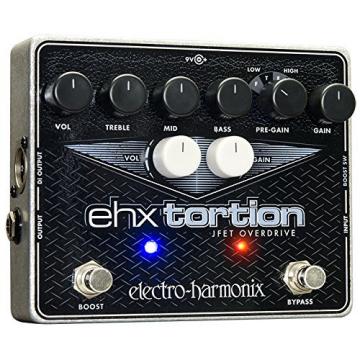 Electro-Harmonix EHX Tortion JFET Overdrive Guitar Effects Pedal