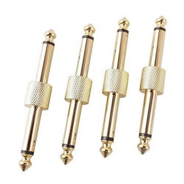 Mr. Power 1/4 Inch Guitar Effect Pedal to Pedal Coulper Connector(4 Pack)