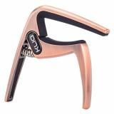 KLIQ K-PO Guitar Capo for 6 String Acoustic and Electric Guitars - Trigger Style for a Quick Change, Brushed Bronze