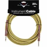 Fender Custom Shop Performance Series Cable (Straight-Straight Angle) for electric guitar, bass guitar, electric mandolin, pro audio