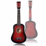 25&quot; Beginners Kids Acoustic Guitar 6 String with Pick Children Kids Gift (Red)