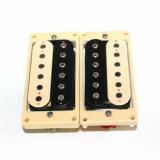 Surfing Humbucker Double Coil Pickup w/ Cream Frame Set for ST SG Electric Guitar