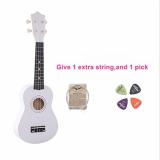 Youareking Kid's Wooden Ukulele 21 Inch Basswood Toy Ukulele for Beginner children Color Guitar in Wholesale Price (White)