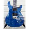 Custom PRS SE Custom 24  Quilted maple top in Royal Blue 25th Anniverary model #1 small image