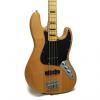 Custom Squier Vintage Modified Jazz Bass '70s Electric Bass - Natural
