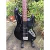 Custom Fender Jazz Bass Silver Series 1992 black #1 small image