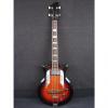 Custom Vintage Valco 4-String Sunburst Finish Airline Pocket Bass Guitar W/Case #1 small image