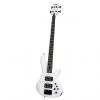 Custom Schecter 2480 4-String Stiletto Stage Bass Guitar, Gloss White #1 small image