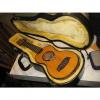 Custom LAG U77S soprano ukulele with hard shell case #1 small image