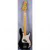 Custom Fender Classic Series '50s Precision Bass Lacquer Black with Maple Neck &amp; Case - Blem Deal! #1 small image